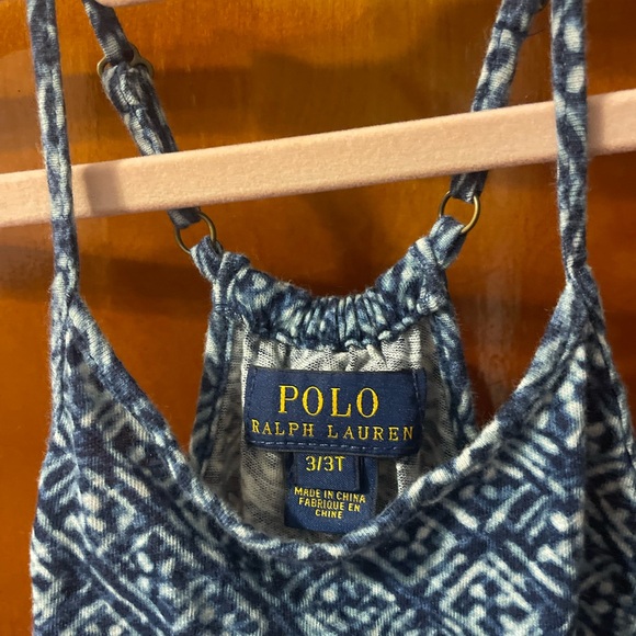 Polo Ralph Lauren Blue and White Patterned Top - Picture 2 of 4